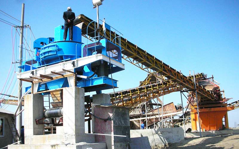 山東青島制砂生產(chǎn)線-河南紅星機器