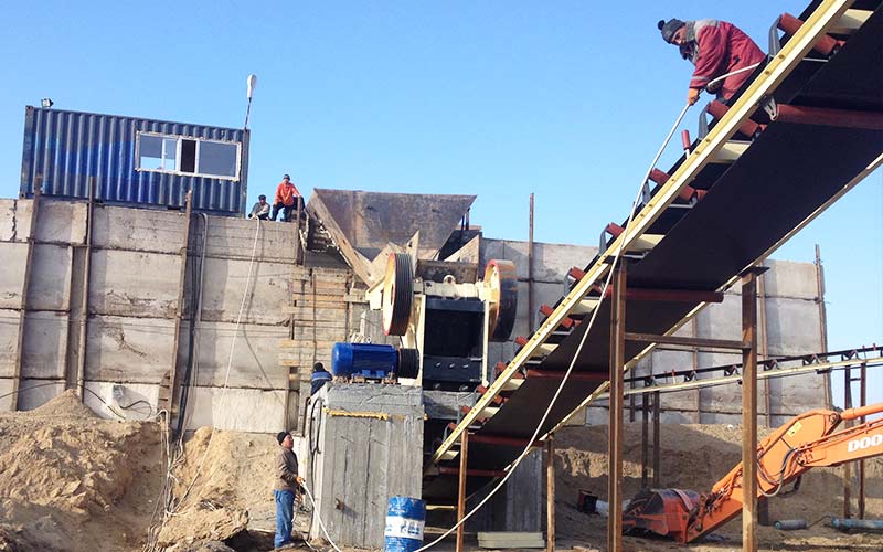 石灰石破碎生產(chǎn)線/埃塞俄比亞石灰石破碎生產(chǎn)線