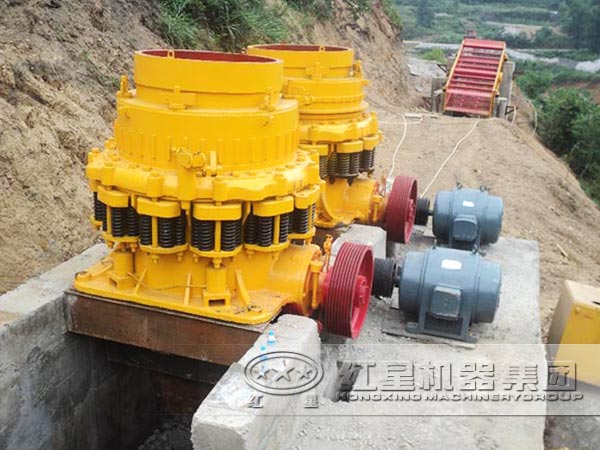 圓錐式破碎機使用位置