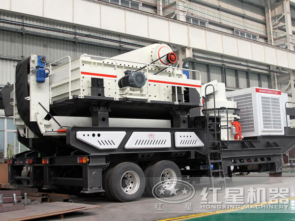 車載輪胎式移動破碎站