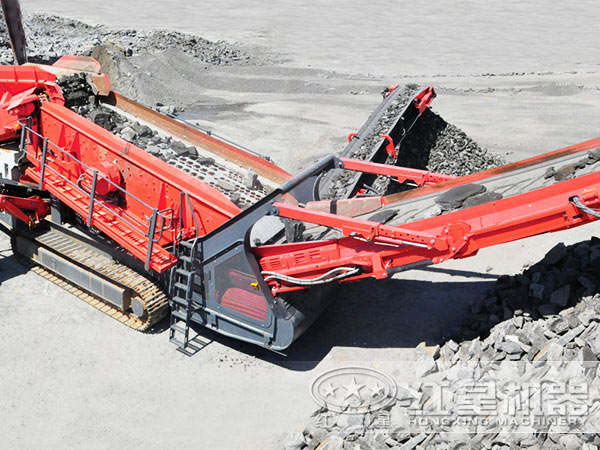 大型沖擊式移動破碎站