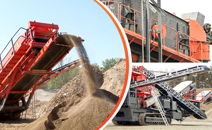 時產(chǎn)200噸移動砂石破碎站主要功能