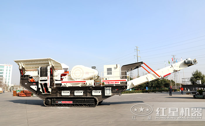 鵝卵石打砂可移動(dòng)篩砂一體機(jī)