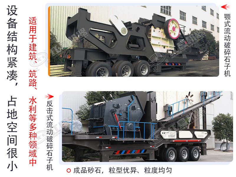 這兩種組合生產(chǎn)的成品砂石，粒型優(yōu)異、粒度均勻