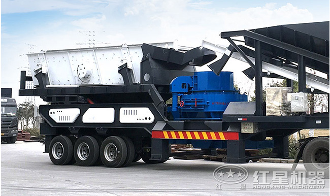 河南紅星移動(dòng)式制砂機(jī)配置先進(jìn)、機(jī)身靈活