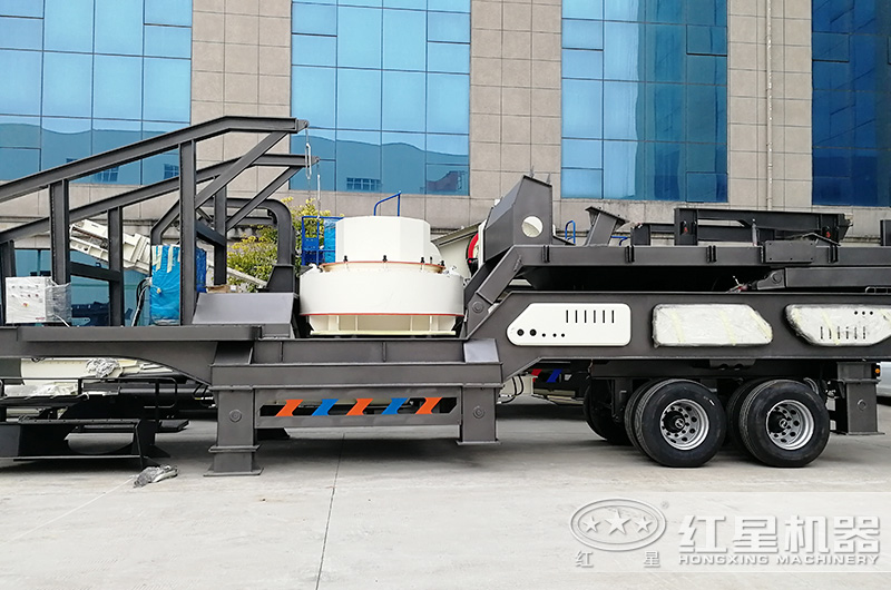 紅星全自動磨砂機(jī)（移動式制砂機(jī)）風(fēng)采圖