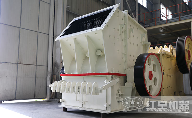 紅星單段錘式破碎機簡化碎石流程，一破頂兩破