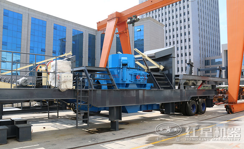 紅星移動(dòng)打砂機(jī)風(fēng)采圖