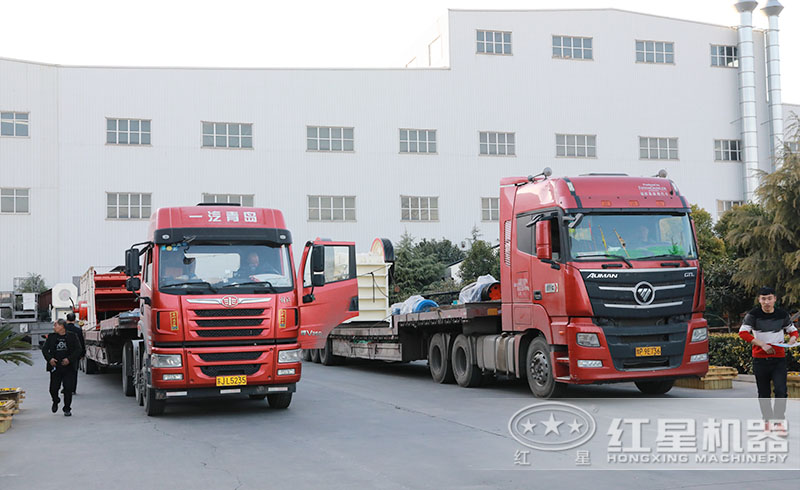 山西用戶不遠千里來紅星購置的全套顎式磕石設(shè)備