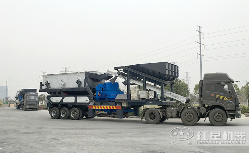 移動(dòng)式石英石制砂機(jī)