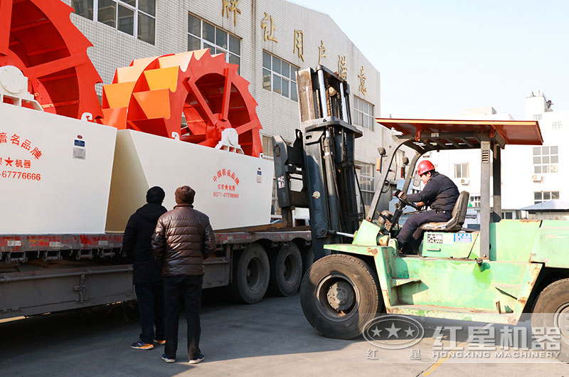 洗砂機參觀與發(fā)貨