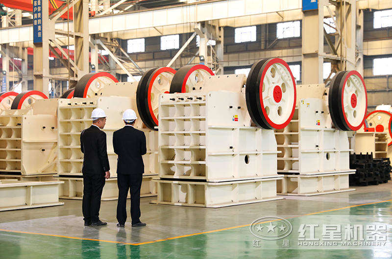 客戶參觀顎式破碎機