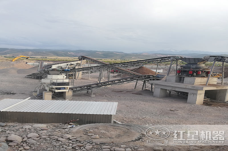 固定式制沙生產(chǎn)現(xiàn)場(chǎng)