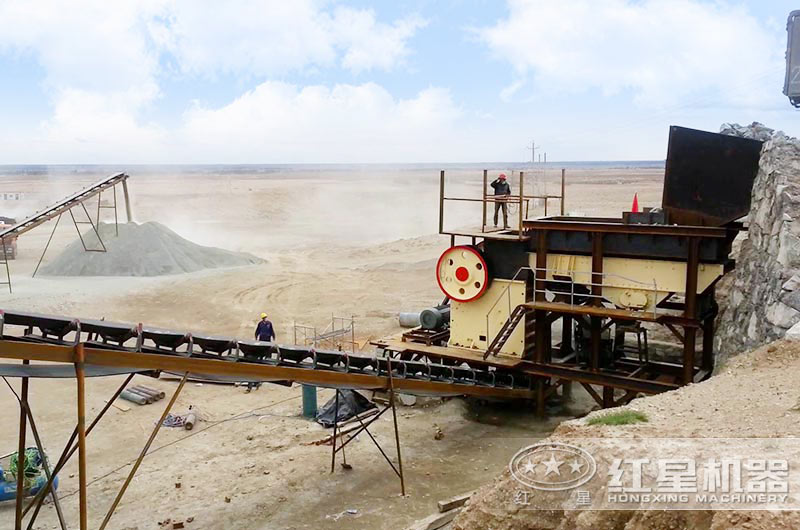 破碎生產(chǎn)現(xiàn)場實拍