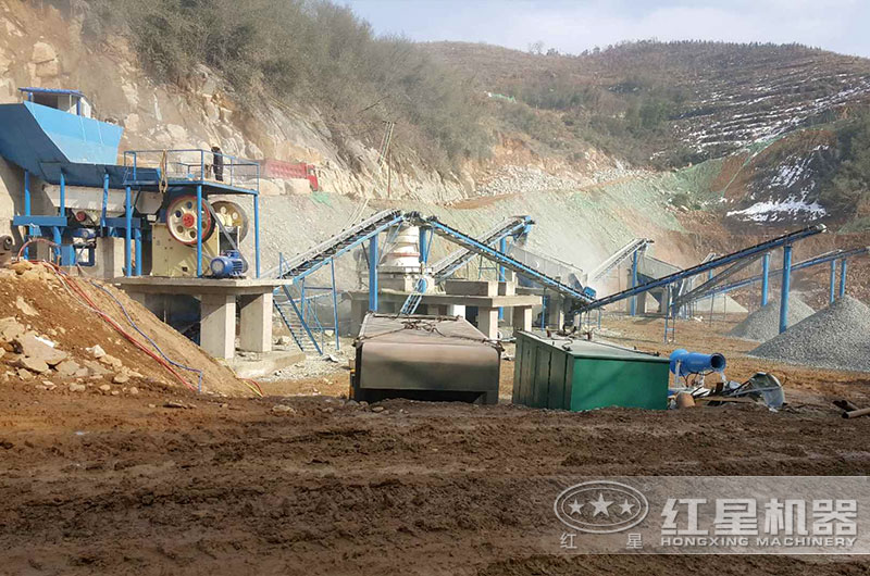 大型石料廠現(xiàn)場(chǎng)