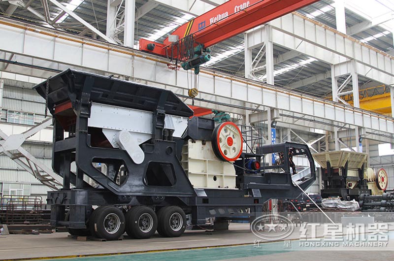 輪胎式移動破碎站